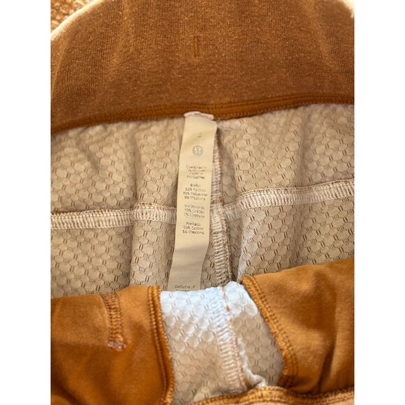 Lululemon Warm Down MR Jogger Heathered Copper Brown Size 2 - Picture 10 of 11